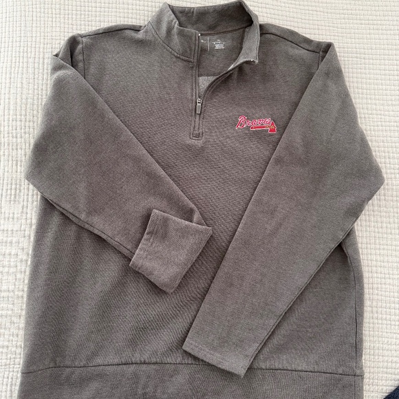 Gray Braves Pullover - Picture 1 of 2